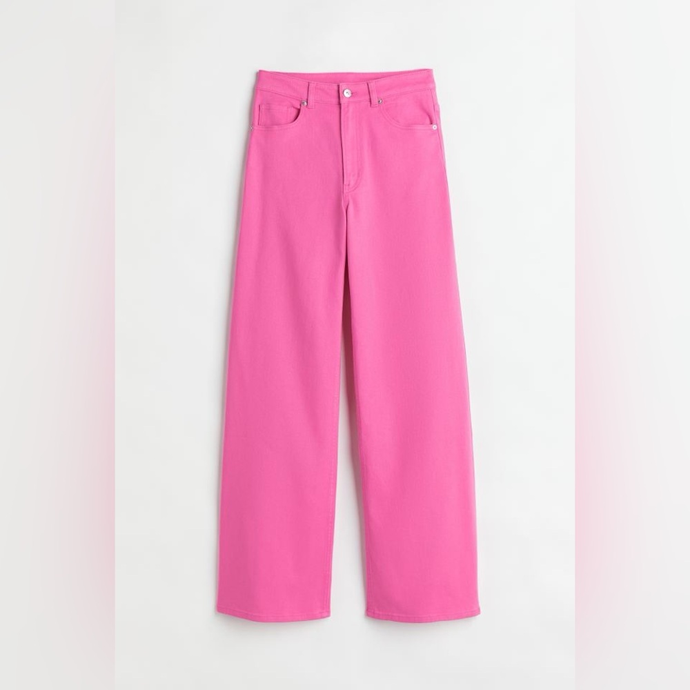H&M Wide Leg Twill Pants